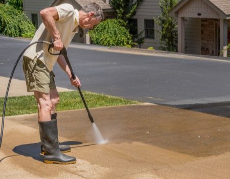 Concrete Cleaning for Driveways & Patios: What Houston Homeowners Should Know Before Booking